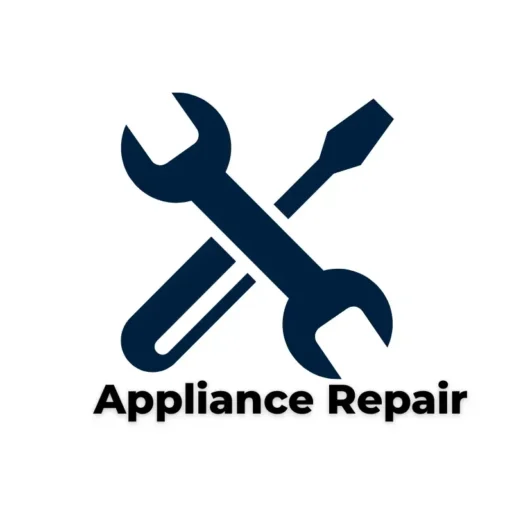 Appliance Repair logo with crossed wrench and screwdriver, symbolizing professional appliance repair services.